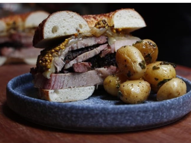 Brisket sandwich Ahumados Pelican Brisket sandwich Ahumados Pelican