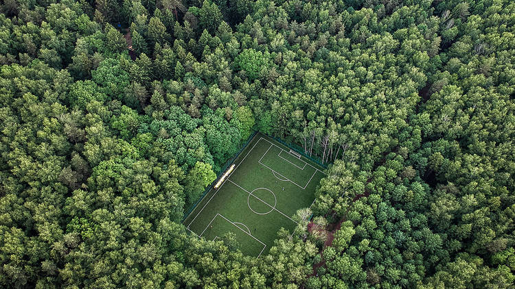 Moscow, Russia: Meshchersky Park Pitch