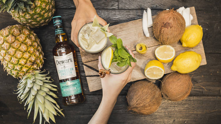 Dewar's 8 Caribbean Smooth Coconut Highball