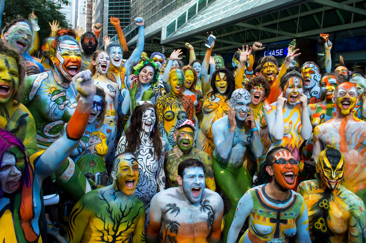 A Nude Body Painting Event Is Taking Over Union Square   Image 