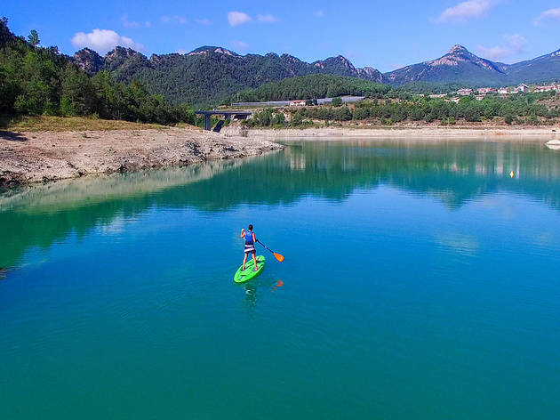 Pantà de la Llosa del Cavall Pantà de la Llosa del Cavall, paddle surf