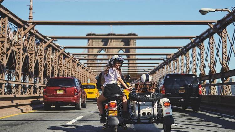 A ride in a bespoke motorcycle sidecar