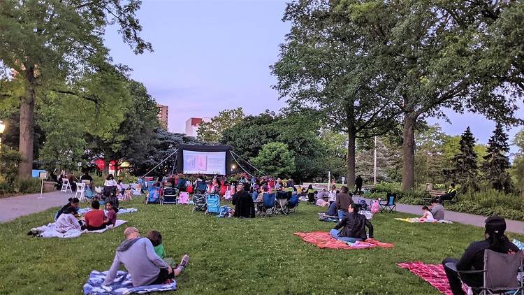 Queens Botanical Garden movie night