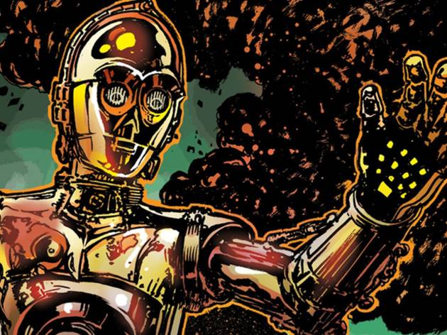 Star Wars Especial C-3PO Ilustración en comic del personaje de Star Wars C3PO