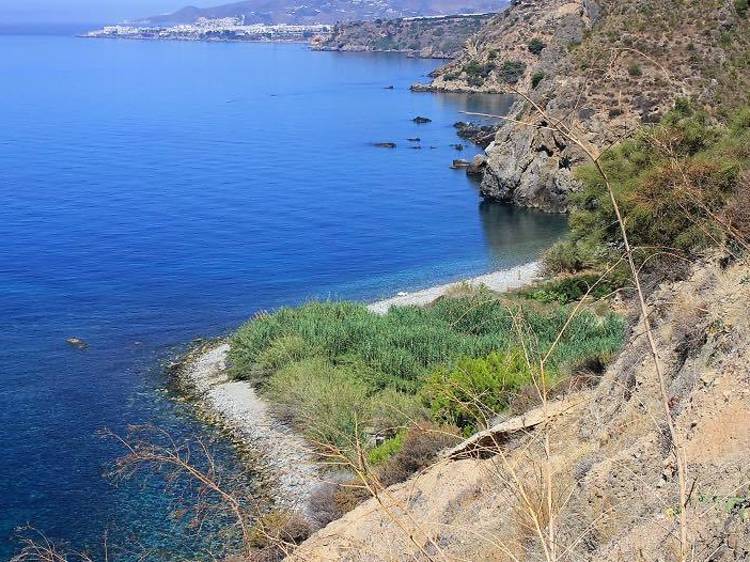 Playa del Molino de Papel (Nerja, Málaga)