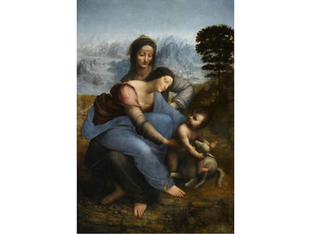 Photograph: Musée du Louvre Léonard de Vinci, 'La Vierge à l'enfant avec Sainte-Anne' Photograph: Musée du Louvre Léonard de Vinci, 'La Vierge à l'enfant avec Sainte-Anne'