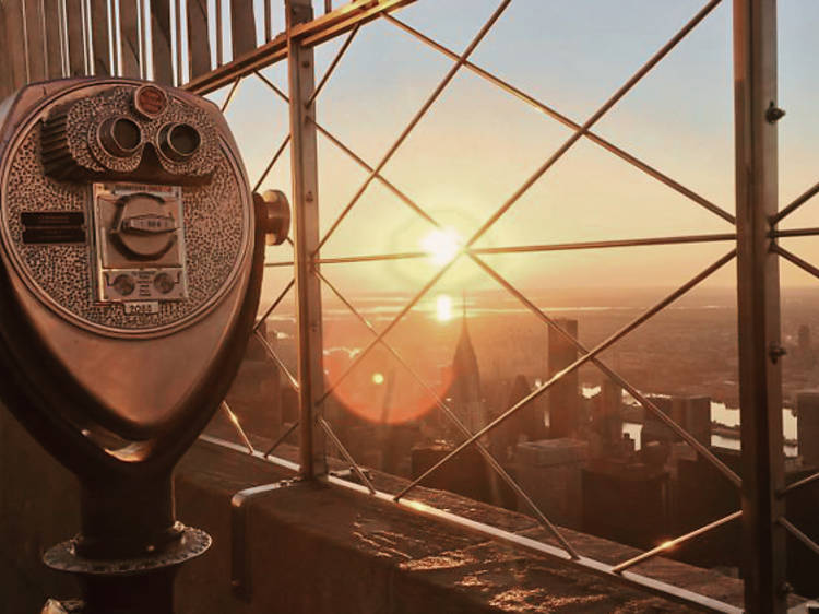 Sunrise at the Empire State Building