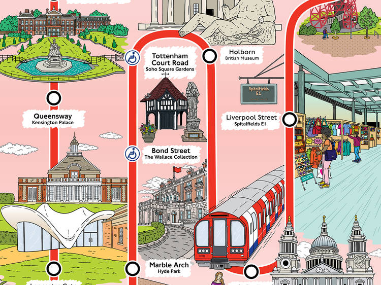 Out and about on the Central line