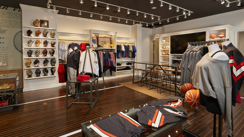 Wilson‘s first retail store smells like a baseball glove