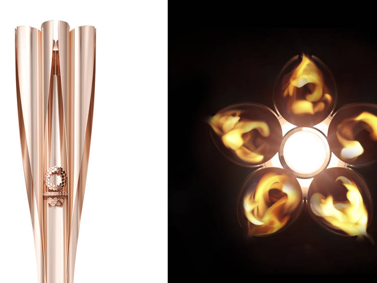 The Tokyo Olympic torch is inspired by cherry blossoms 