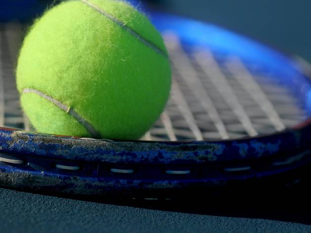 Tennis ball and racket Tennis ball and racket