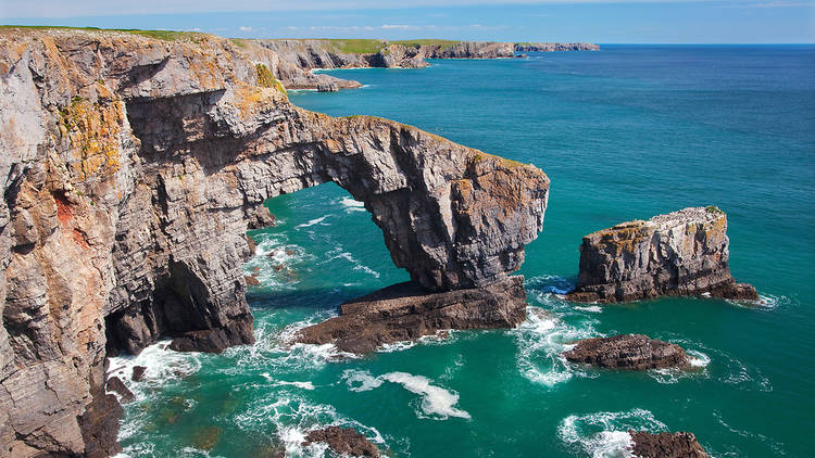 The Green Bridge of Wales, Pembrokeshire