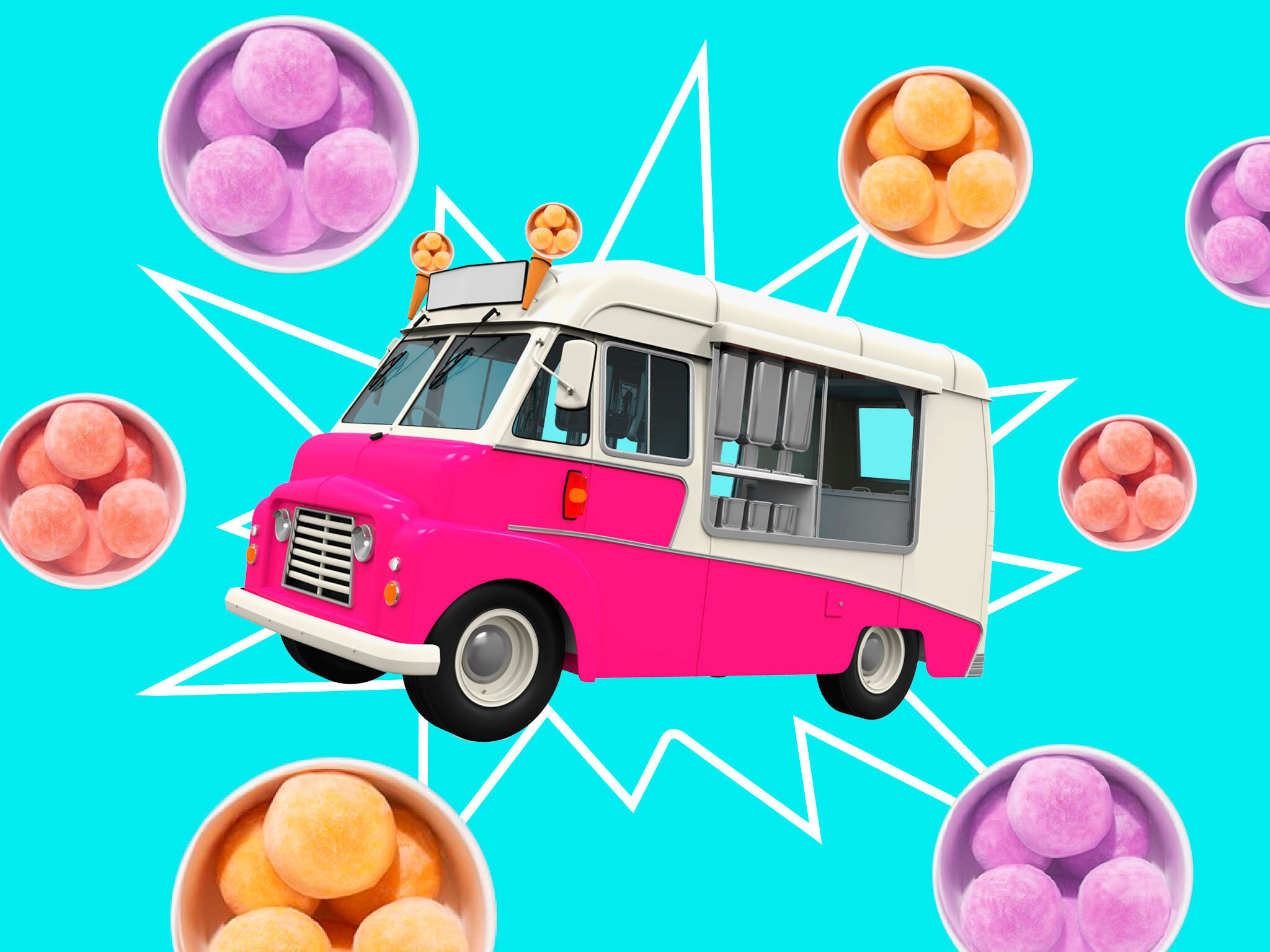 The Uk S First Mochi Van Is Giving Away Little Moons In London