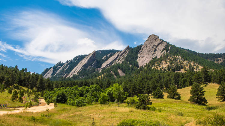 The Flatirons, Boulder, Colorado 