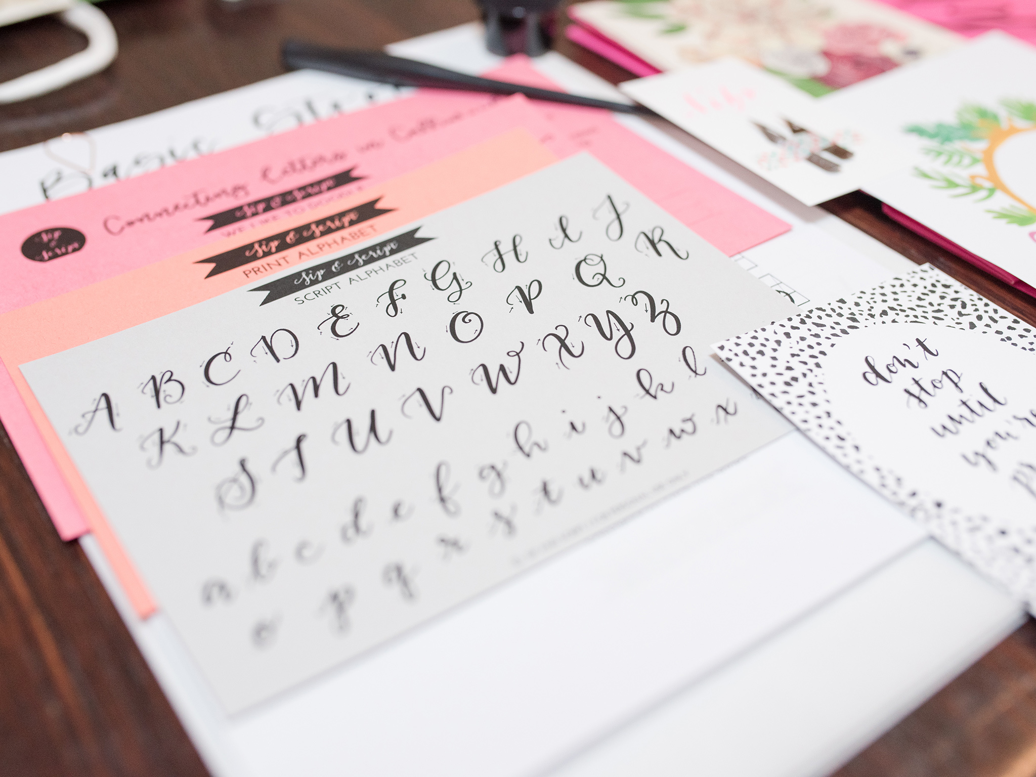Sip & Script: Modern Calligraphy for Beginners — Assembly Happenings