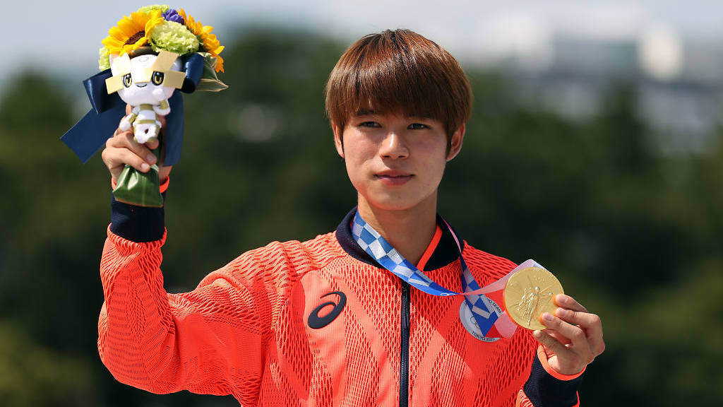 Japan's Yuto Horigome wins first ever Olympic gold in skateboarding