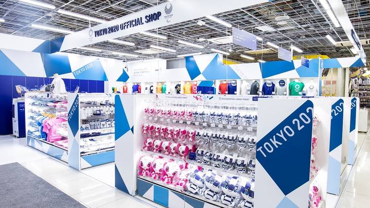 Where to get official Tokyo 2020 Olympic and Paralympic merchandise in Tokyo