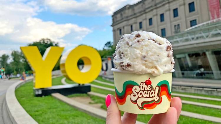 Ice cream from The Social in Brooklyn