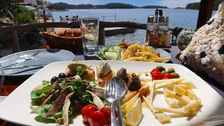 Restaurant, herc, mljet, food, seafood, hrana, restoran, more, sea, seaside