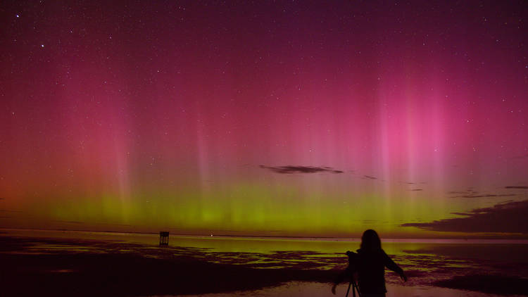 Aurora Australis in New Zealand