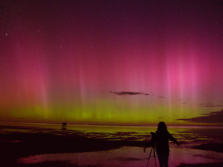 Aurora Australis in New Zealand