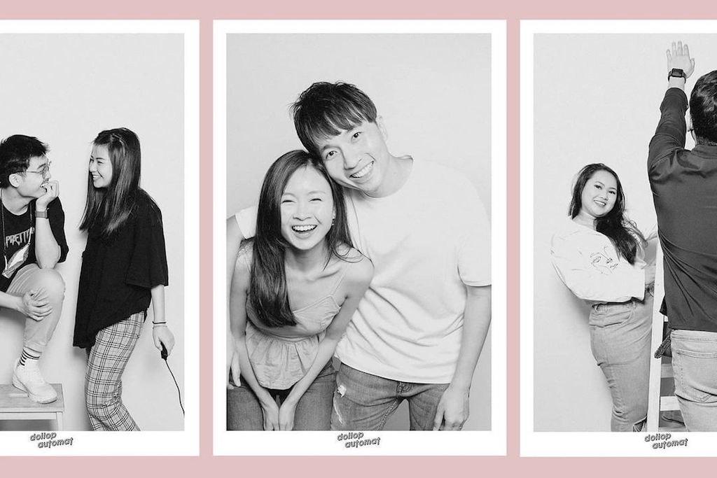 Young Couple Pose Photo Booth Props Stock Photo 793580992 | Shutterstock