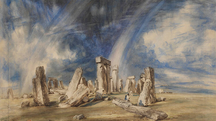 John Constable, Stonehenge, 1835.  Watercolour. 38.7 x 59.7 cm. Victoria and Albert Museum, London. Bequeathed by Isabel Constable, daughter of the artist © Victoria and Albert Museum, London.