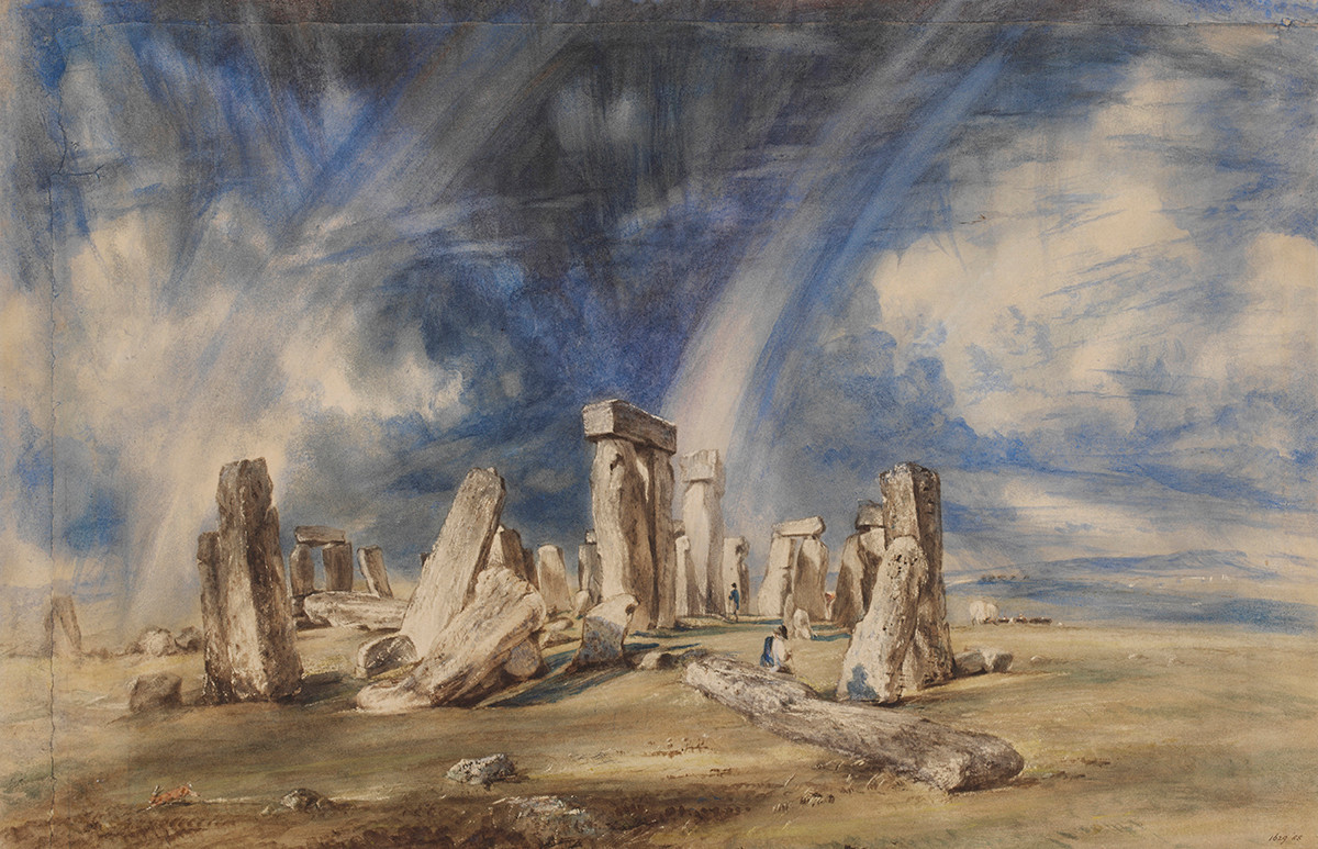 John Constable, Stonehenge, 1835. Watercolour. 38.7 x 59.7 cm. Victoria and Albert Museum, London. Bequeathed by Isabel Constable, daughter of the artist © Victoria and Albert Museum, London.