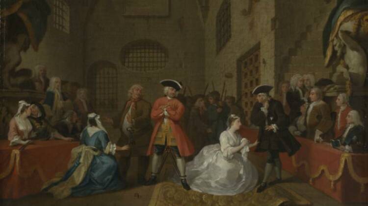 A Scene from 'The Beggar's Opera' VI 1731 by William Hogarth 1697-1764