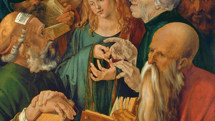 Albrecht Durer 'Christ among the Doctors' 1506