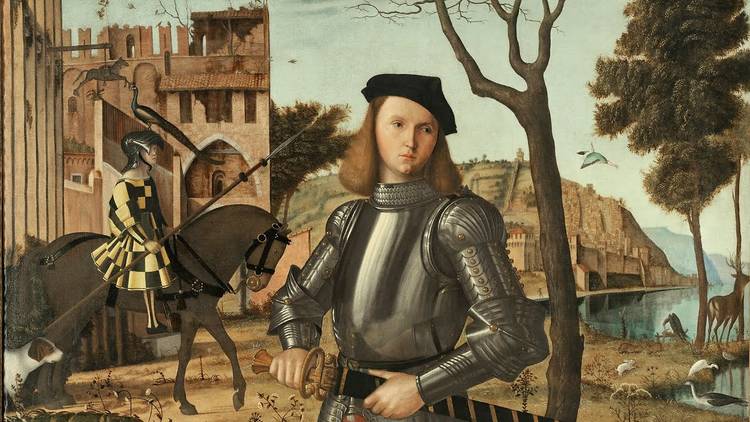 Joven caballero en un paisaje (Museo Thyssen) Joven caballero en un paisaje (Museo Thyssen)