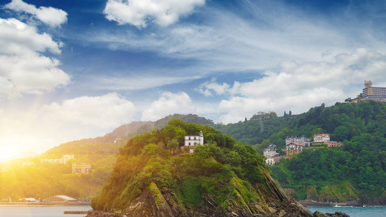 Santa Clara Island, San Sebastian, Spain 