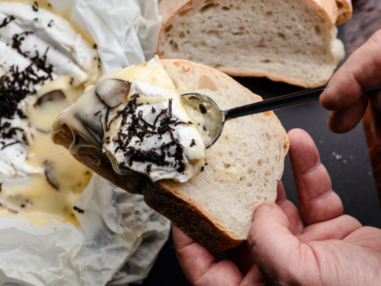 'Hell yeah' baked truffle brie