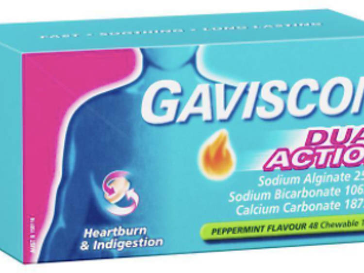Troubles with tang? Gaviscon can ease the acidity