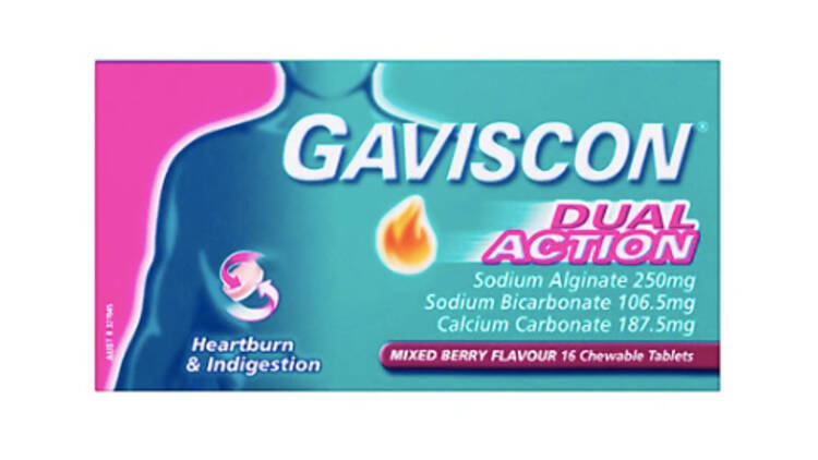 Fan of fat? Gaviscon is your holiday back-up plan