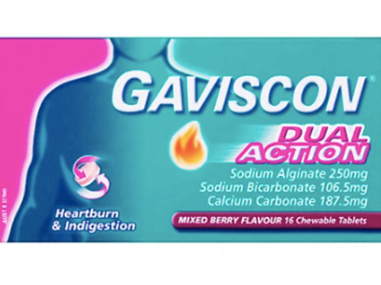 Fan of fat? Gaviscon is your holiday back-up plan