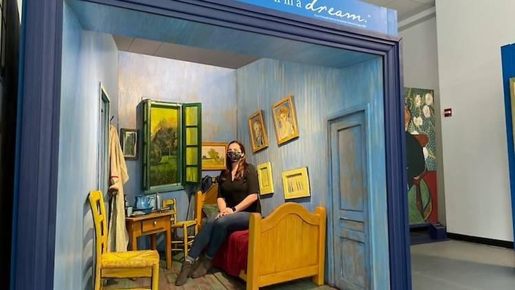 Van Gogh for All exhibition recreation of painting