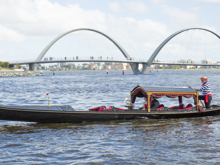 Take a gondola ride at Elizabeth Quay