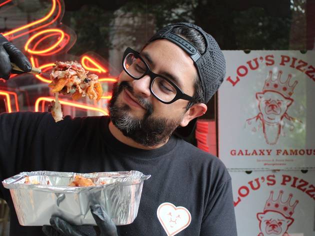 Colaboración Lou's Pizza y Chubbies Burger Colaboración Lou's Pizza y Chubbies Burger