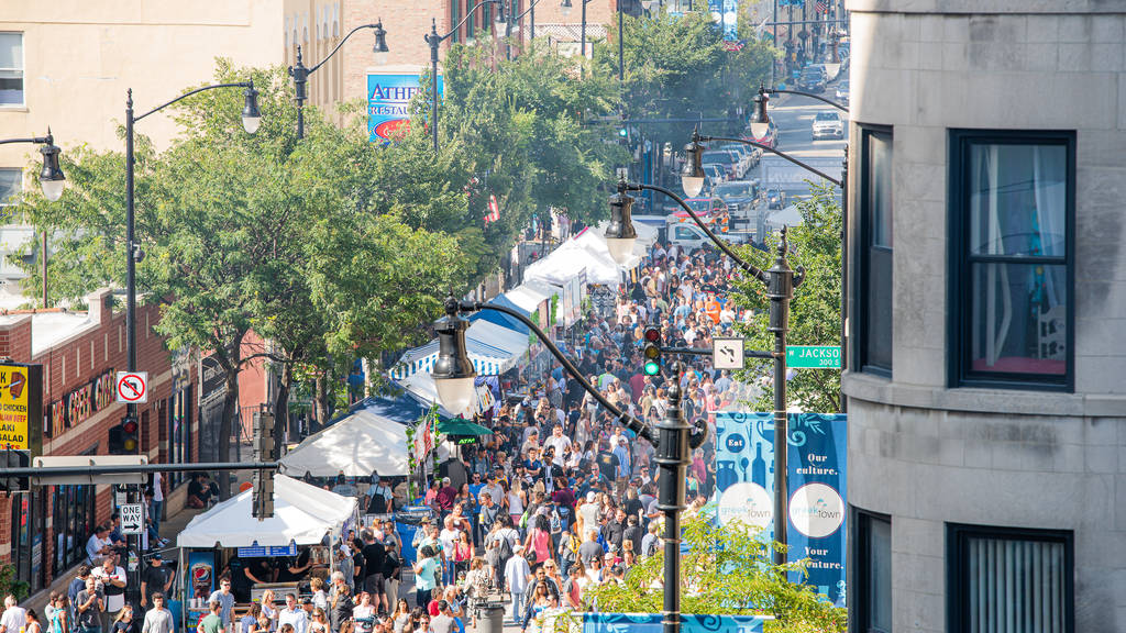 Taste of Greektown Halsted St and Van Buren Sts Things to do in Chicago