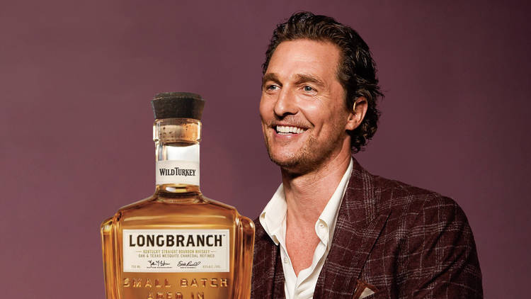 Matthew McConaughey with Wild Turkey