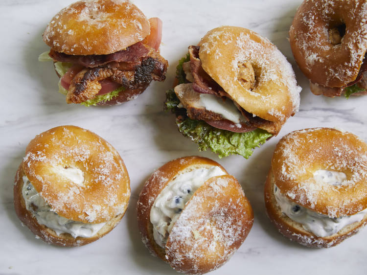 Dean & Deluca, doughnut sandwiches