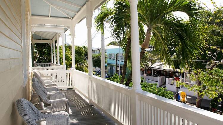 The modern duplex on Duval Street