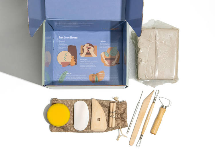 Get messy with one of these at-home pottery kits