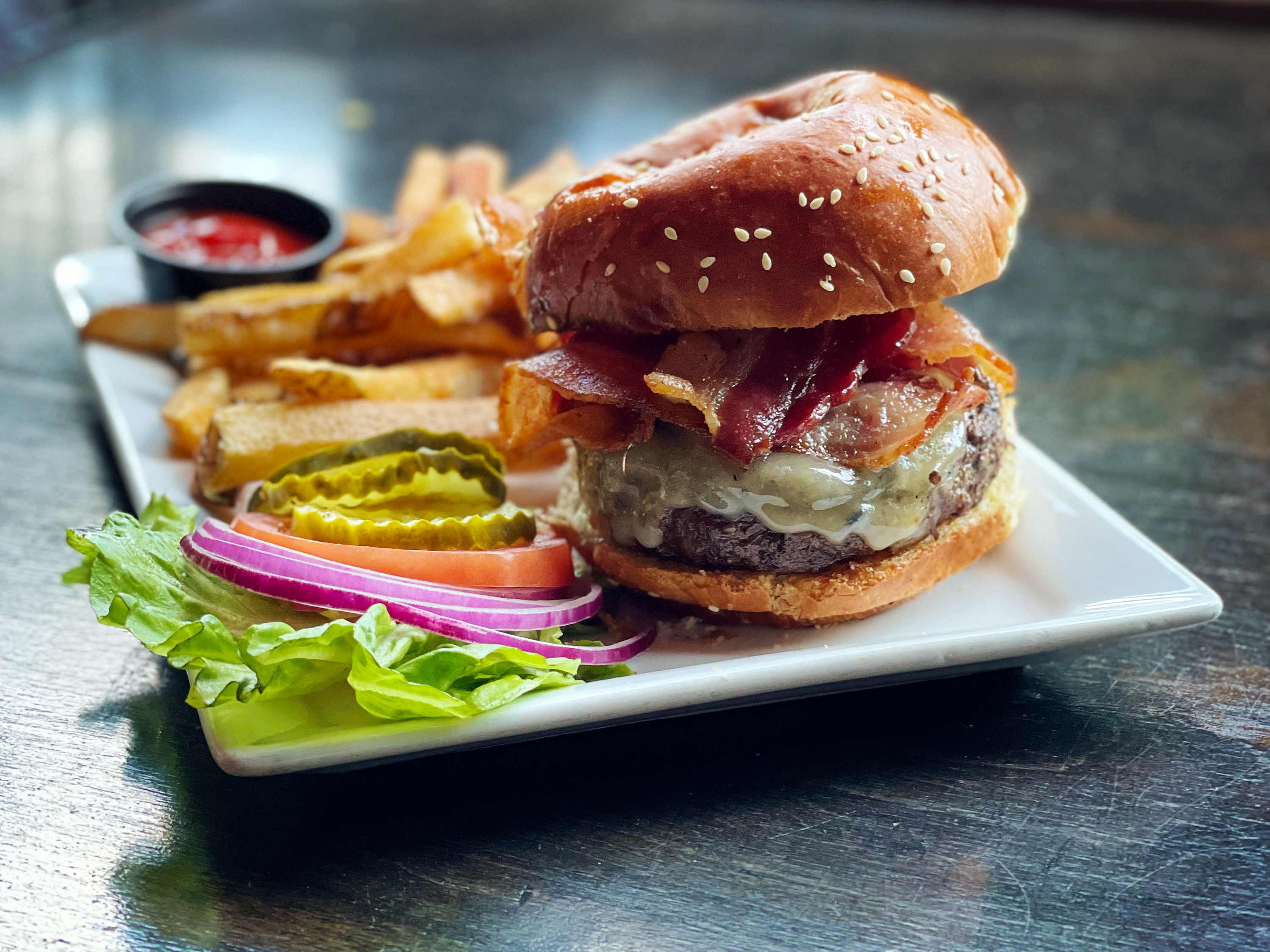 Vegan Western Bacon Cheeseburger - Thee Burger Dude