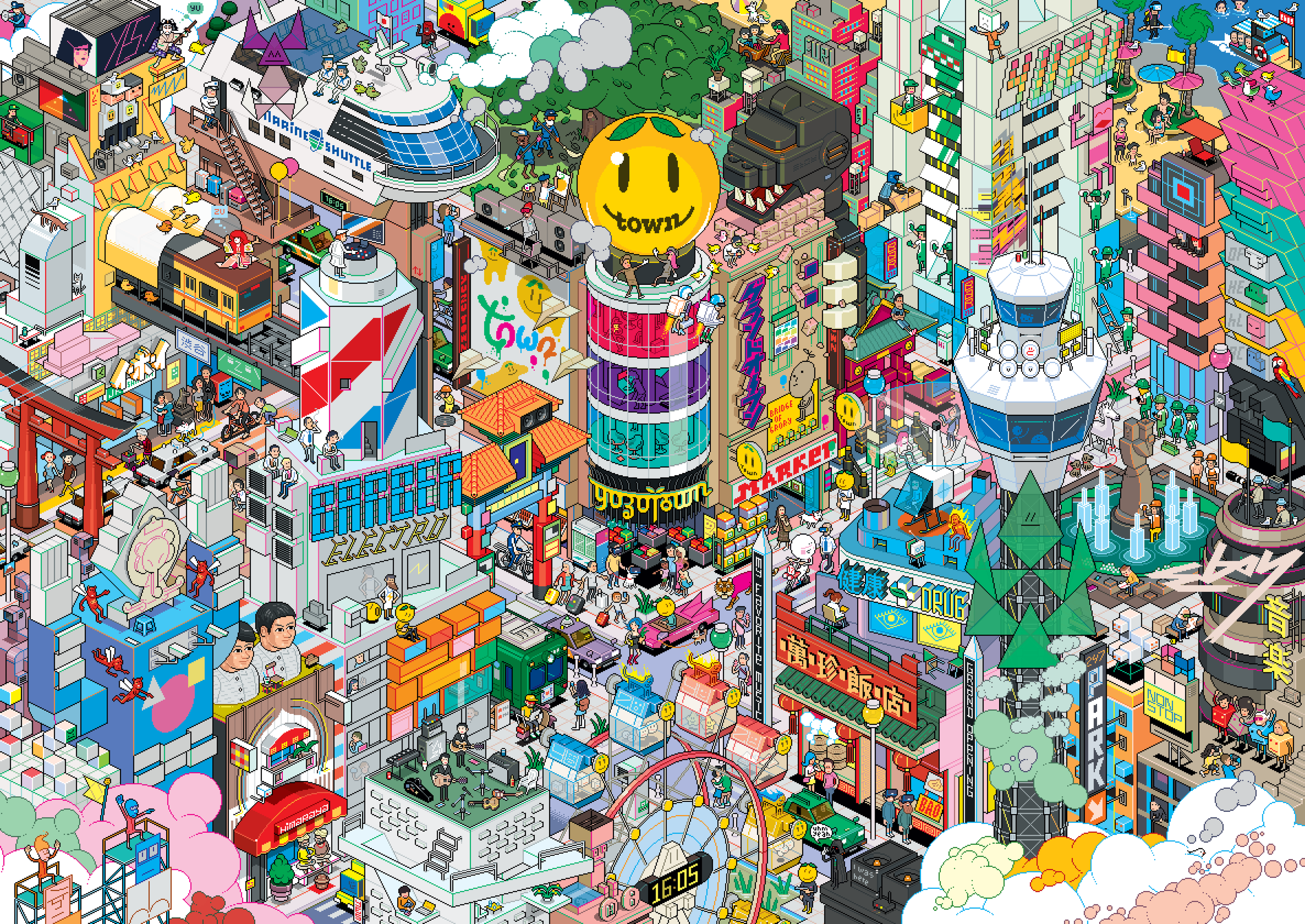 Shibuya Pixel Art
