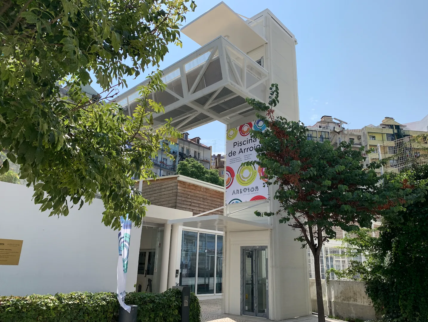 elevador da piscina de arroios