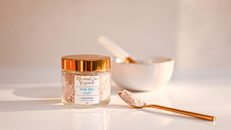 Pink Sea Clay Cleanser and Mask from Mermaid Cove Organics