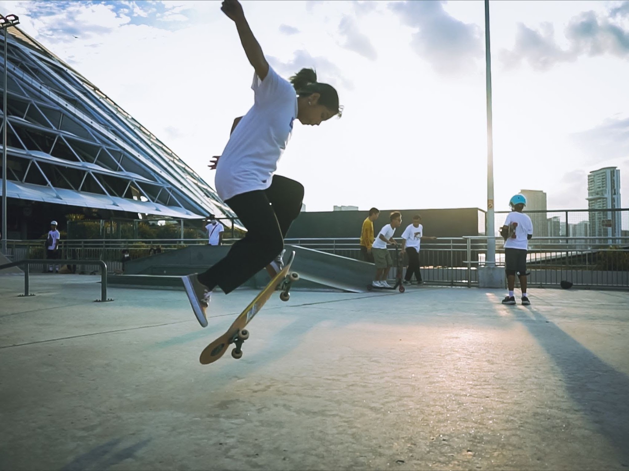 skateboarders