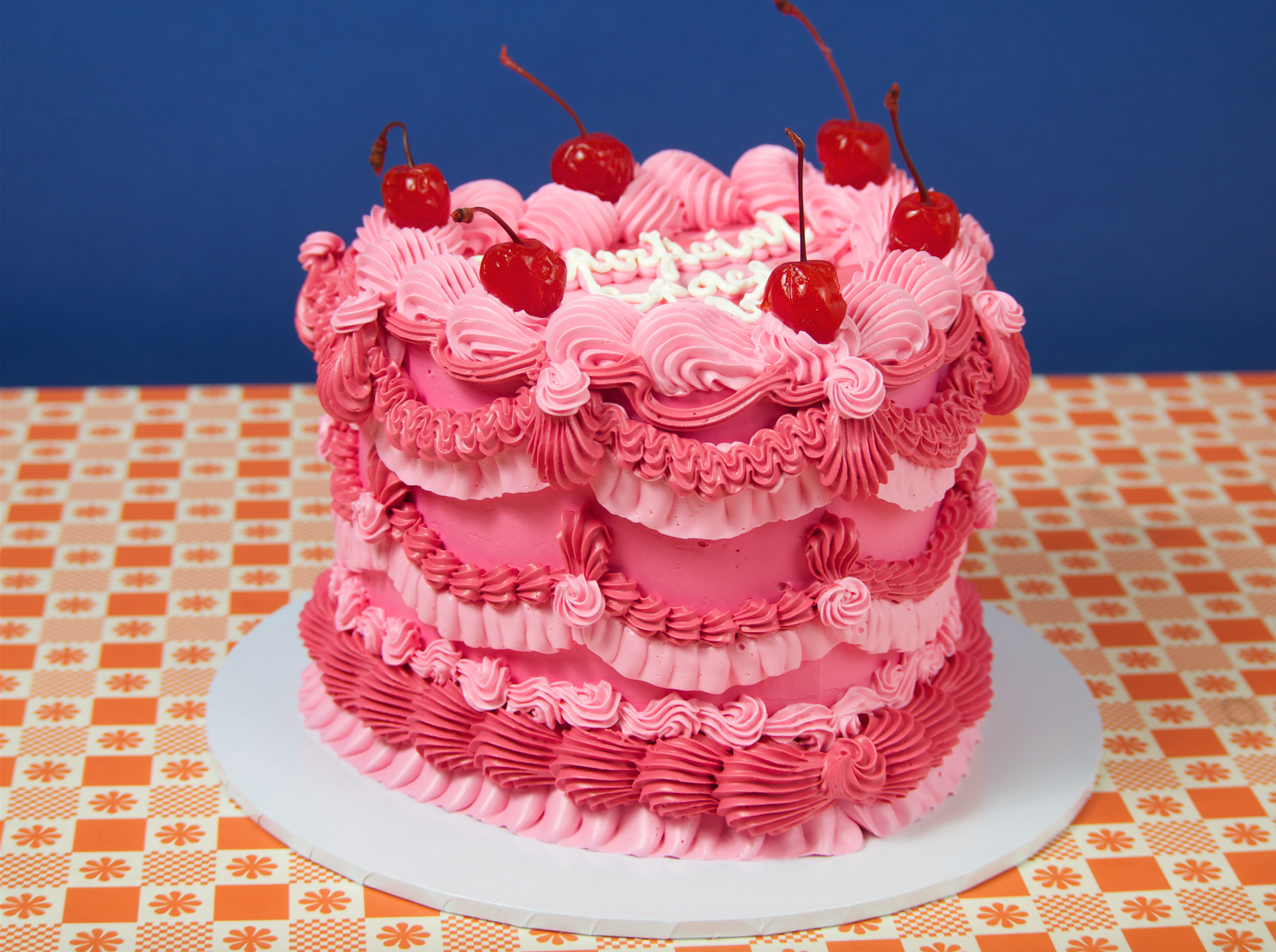 Vintage Cake Decorating - Baking Butterly Love